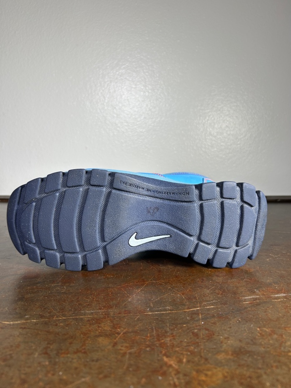 Nike Kids Blue Zip Winter Boots with Silver Swoosh - Picture 12 of 15